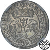 Polska, Zygmunt III Waza, Grosz, 1593 r. Olkusz R5! MS 63