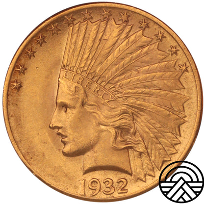 USA, 10 Dolarów, 1932 r. "Indianin" Filadelfia