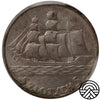 Polska, 5 Złotych, 1936 r. Żaglowiec PCGS AU 58