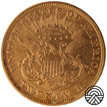USA, 20 Dolarów 1873 r. "Closed 3" "Liberty Head" RZADSZA!