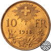 Szwajcaria, 10 Franków, 1915 r.