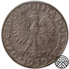 Polska, 5 Złotych, 1936 r. Żaglowiec PCGS AU 58