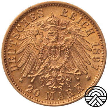 Niemcy, Wirtembergia, 20 Marek 1897 r. Super!