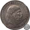 Węgry, 5 Koron, 1907 r. Koronacja NGC MS 62