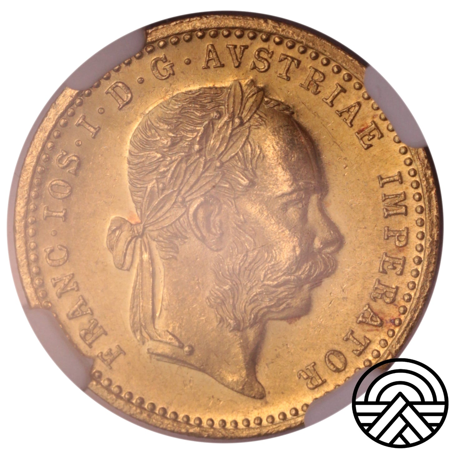 Austria, Dukat 1900 r. NGC MS 63