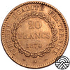 Francja, 20 Franków 1874 r. "Anioł"