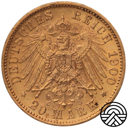 Niemcy, Wirtembergia, 20 Marek 1900 r.