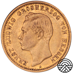 Niemcy, Hesja, 10 Marek 1896 r. Rzadka!