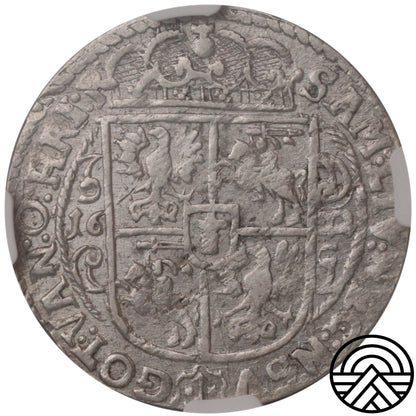 Polska, Zygmunt III Waza, Ort, 1622 r. NGC AU 58