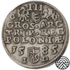 Polska, Stefan Batory, Trojak, 1585 r. Olkusz