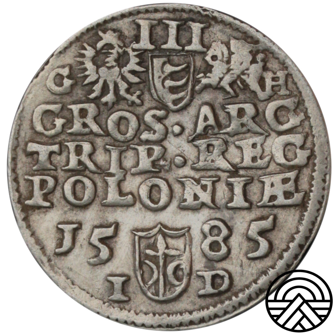 Polska, Stefan Batory, Trojak, 1585 r. Olkusz