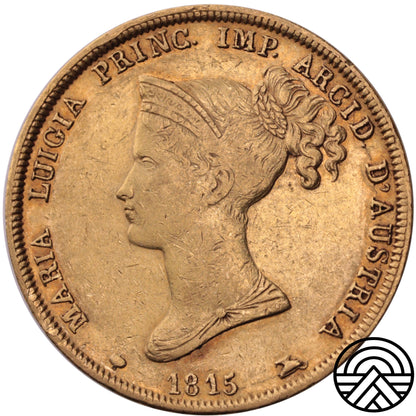 Włochy, Maria Luiza, 40 Lirów 1815 r.