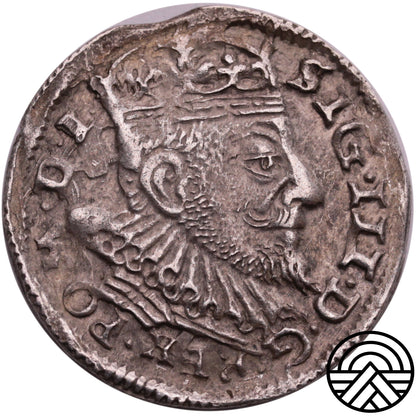 Polska, 3 Groszy, Zygmunt III Waza 1593 r. Wilno