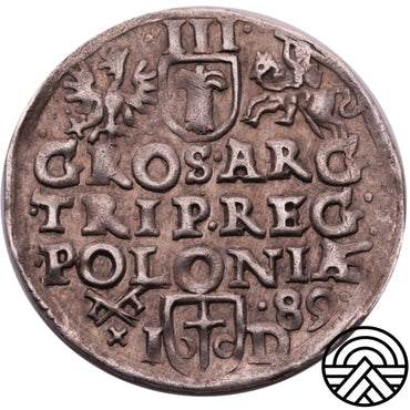 Polska, 3 Groszy, Zygmunt III Waza 1589 r. Poznań