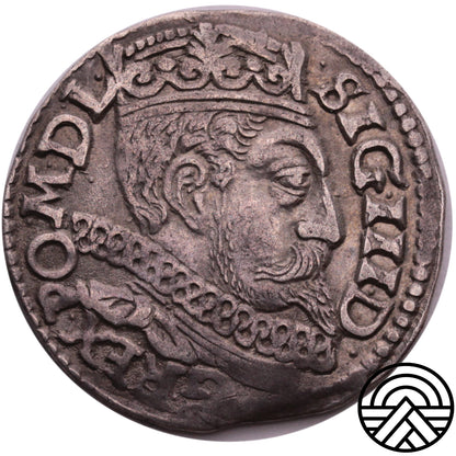 Polska, 3 Groszy, Zygmunt III Waza 1598 r. Poznań