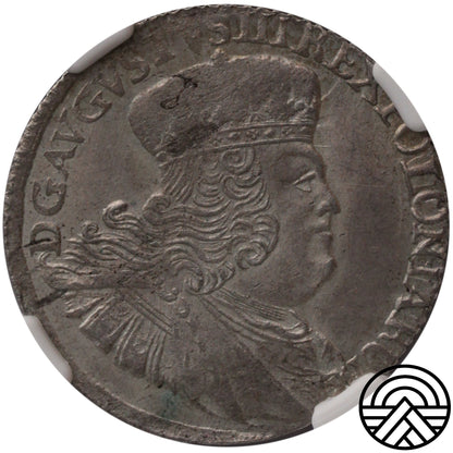 Polska, August III Sas, 8 Groszy, 1753 r. NGC MS 62