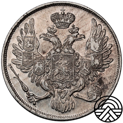 Rosja, Mikołaj I, 3 Ruble, 1835 r. PT