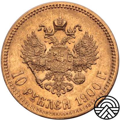 Rosja, Mikołaj II, 10 Rubli 1900 r.
