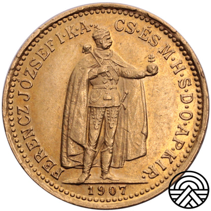 Węgry, 10 Koron 1907 r.