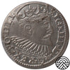 Polska, Zygmunt III Waza, Trojak, 1597 r. Riga PCGS AU 55