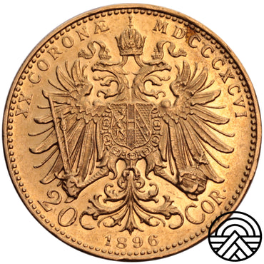 Austria, 20 Koron 1896 r.