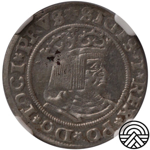 Polska, Zygmunt I Stary, Grosz, 1530 r. NGC AU 58
