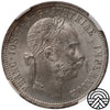 Austria, Floren, 1879 r. NGC MS 63