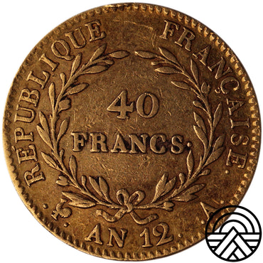 Francja, Bonaparte, 40 Franków AN 12