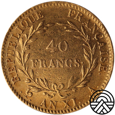 Francja, Bonaparte, 40 Franków AN XI