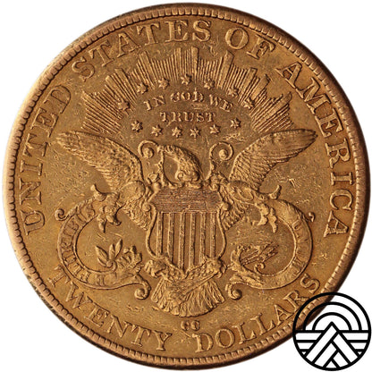 USA, 20 Dolarów 1893 r. Carlson City RZADKA!