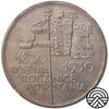 Polska, 5 Złotych, 1930 r. Sztandar NGC MS 62