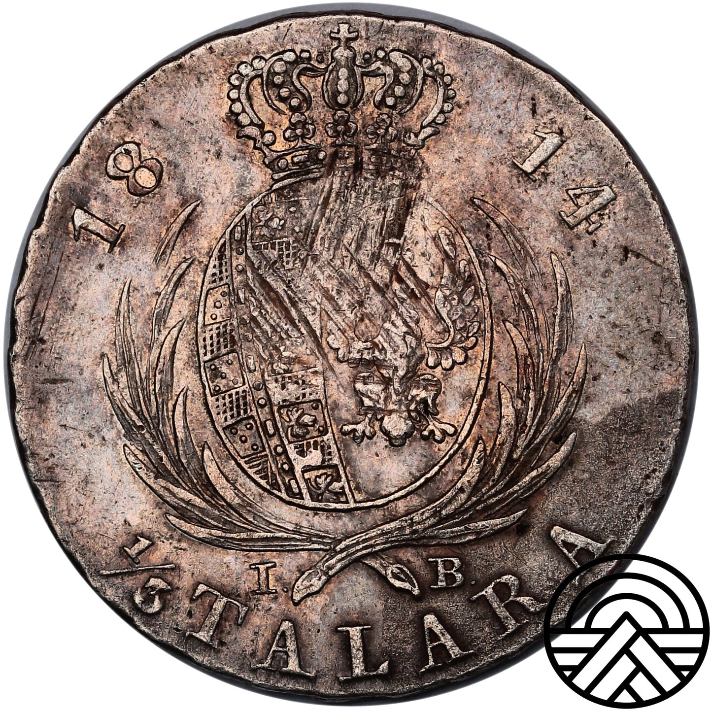 Polska, Fryderyk August I, 1/3 Talara, 1814 r.