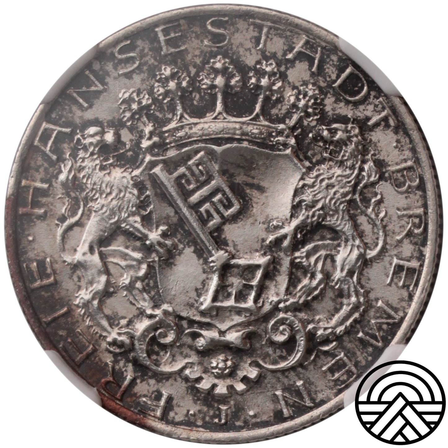 Niemcy, Brema, 2 Marki, 1904 r. NGC MS 64