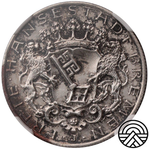 Niemcy, Brema, 2 Marki, 1904 r. NGC MS 64