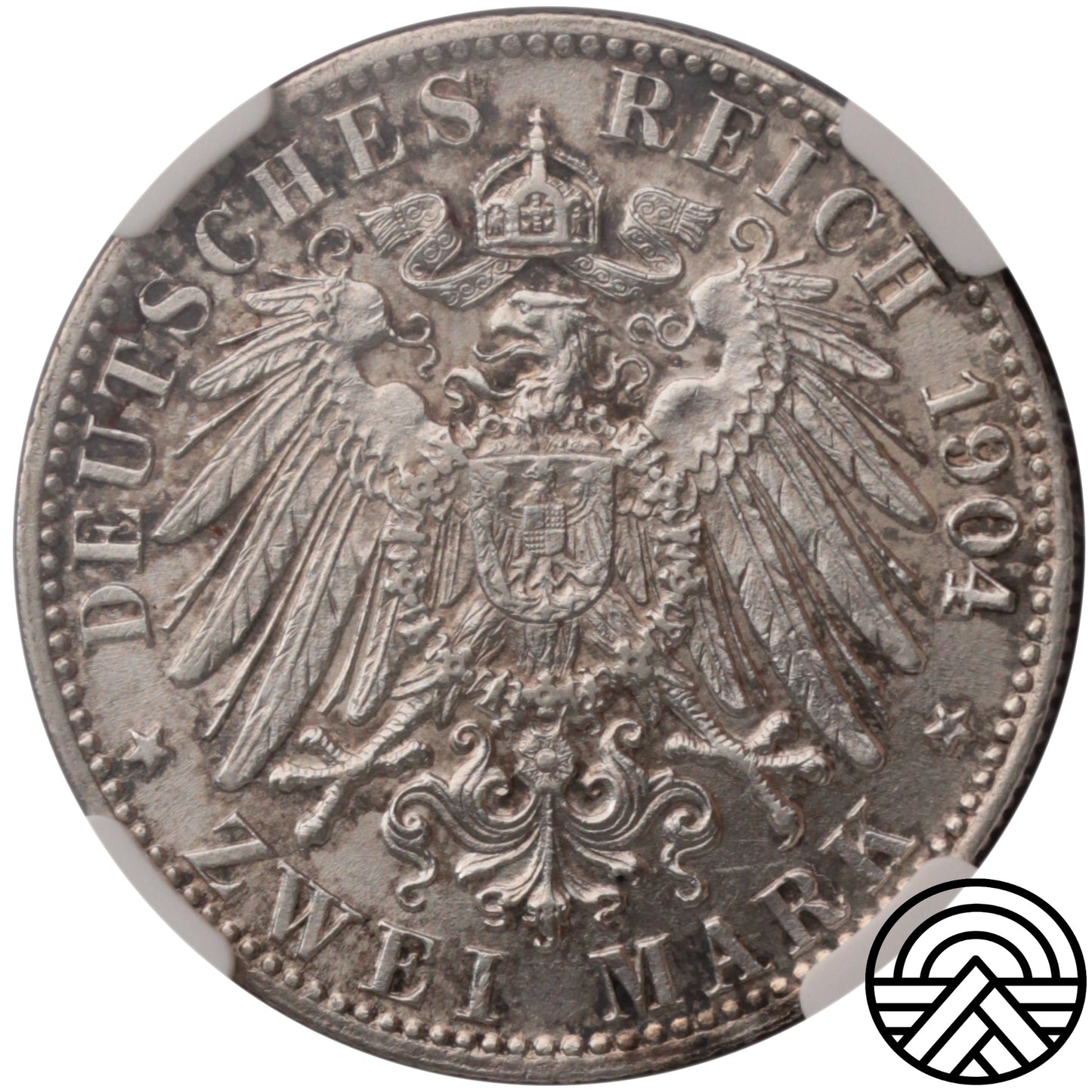 Niemcy, Brema, 2 Marki, 1904 r. NGC MS 64
