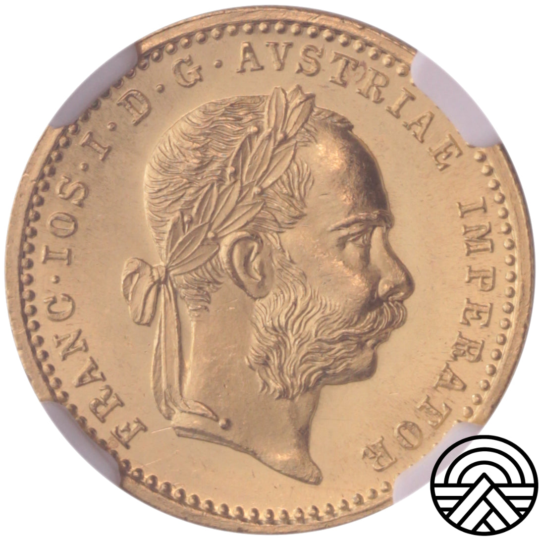 Austria, Dukat 1912 r. NGC-MS 64