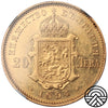 Bulgaria, 20 Lewa, 1894 r. NGC AU 55