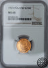 Polska, 10 Złotych, 1925 r. Bolesław Chrobry NGC MS 64