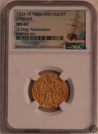 Niderlandy, Dukat, 1724 r. Utrecht MS 63