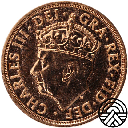 Wielka Brytania, 1/2 Suwerena 2023 r.